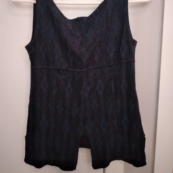 Goth Boho Patchwork Tank Top - Picture 4 of 7